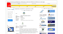 Desktop Screenshot of expocursos.cl